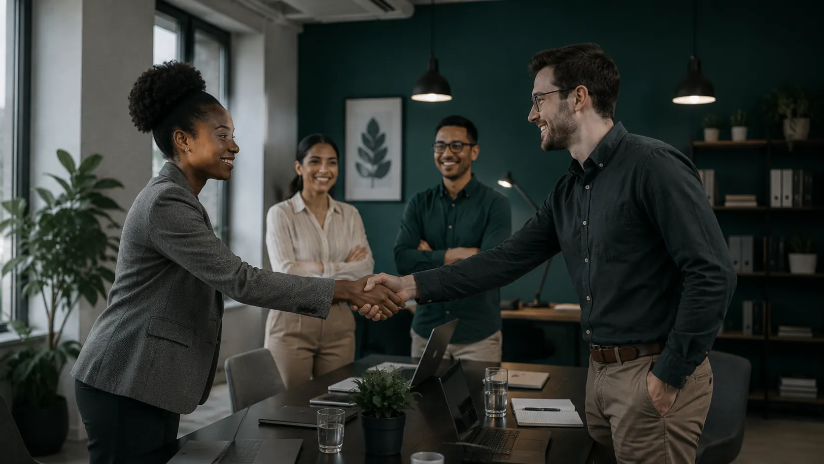 Marketing agency team managing clients on ZarklyX